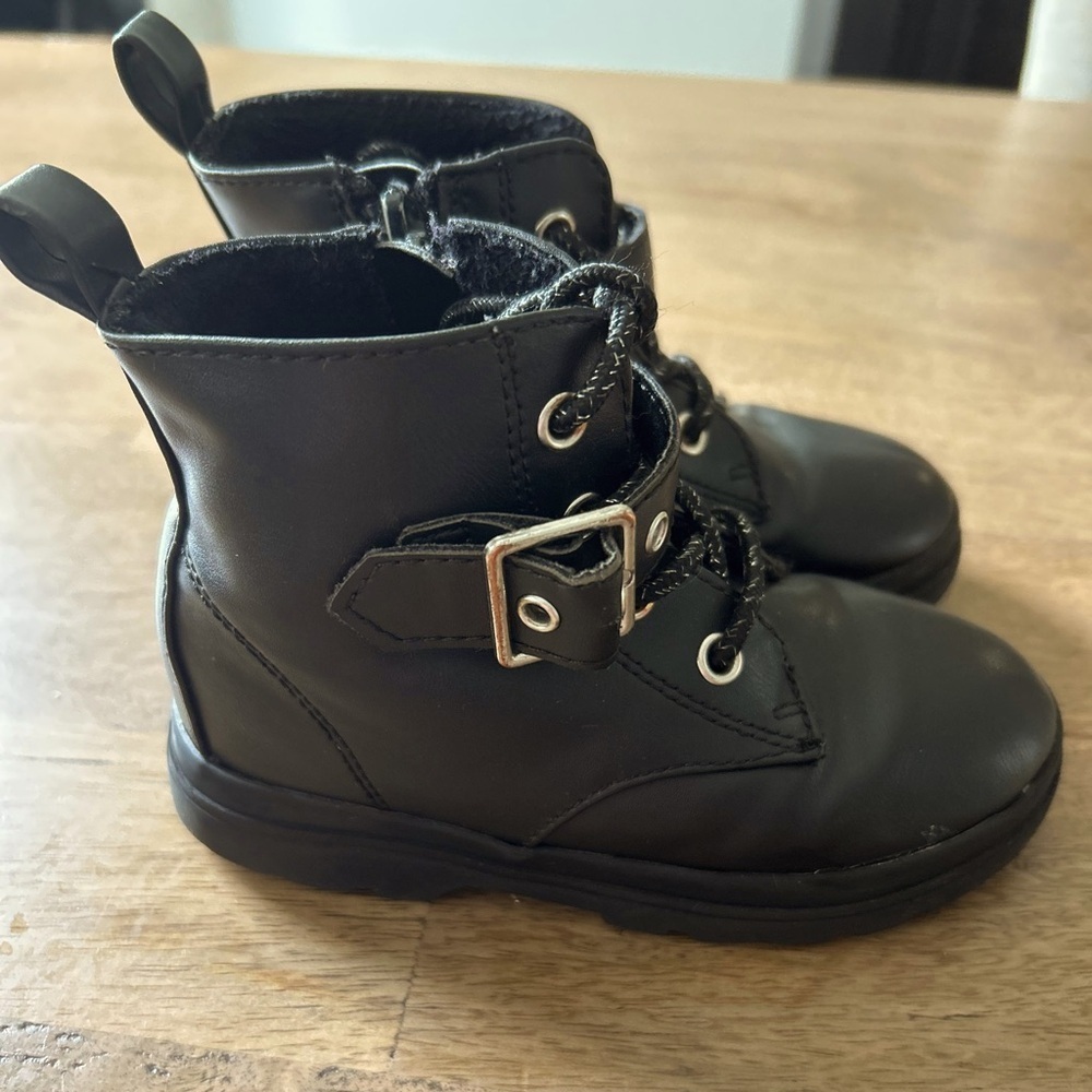H&M Toddler Combat Boots Size 25/8.5